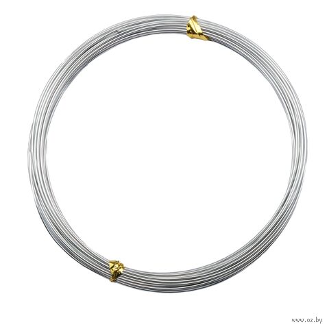 Проволока для рукоделия "Astra&Craft" (1 мм х 10 м; тёмное серебро) — фото, картинка