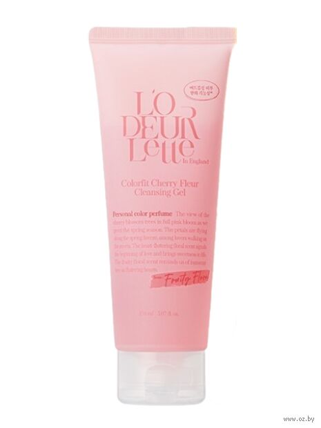 Гель для умывания "In England Colorfit Cherry Fleur Cleansing" (150 мл) — фото, картинка