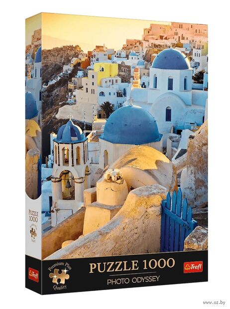 Пазл "Фото Одиссея. Город Ия. Санторини" (1000 элементов) — фото, картинка
