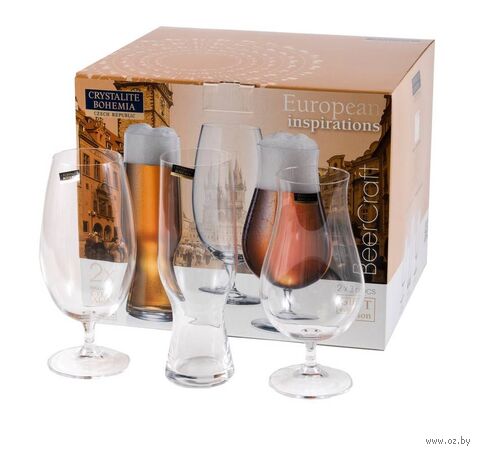 Набор бокалов для пива "Beer Craft" (6 шт.) — фото, картинка