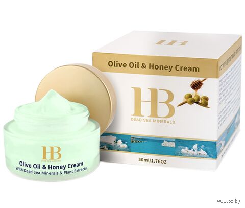 Крем для лица "С медом и оливковым маслом" (50 мл) — фото, картинка