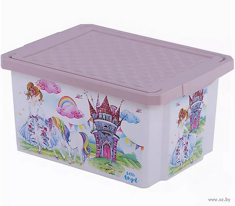 Ящик для хранения игрушек "Сказочная Принцесса" (арт. LA1027) — фото, картинка