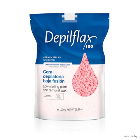 Горячий воск для депиляции в гранулах "Розовый" (1 кг) — фото, картинка