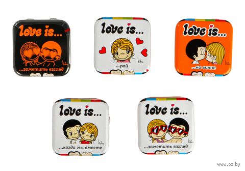 Конфеты жевательные "Love Is... В форме сердца со вкусом морской соли и маракуйи" (20 г) — фото, картинка