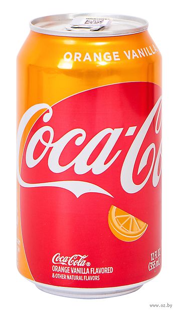 Напиток газированный "Coca-Cola. Апельсин и ваниль" (355 мл) — фото, картинка