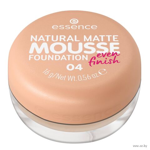 Тональная основа для лица "Natural Matte Mousse Foundation" тон: 04 — фото, картинка