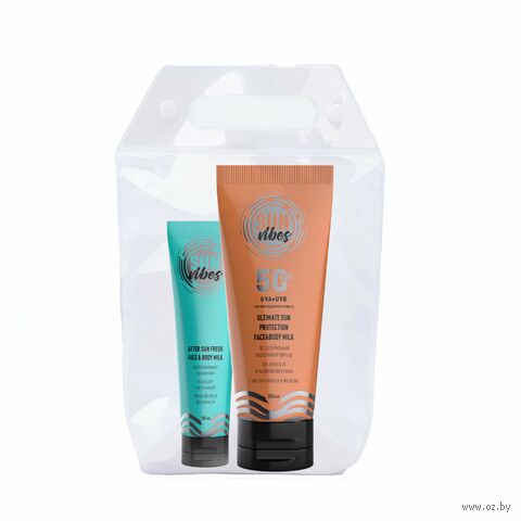 Подарочный набор "Sunny Mood" (2 молочка для лица тела) — фото, картинка