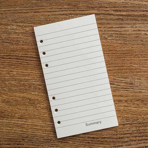 Сменный блок в линейку (A6; 80 листов; белый) — фото, картинка