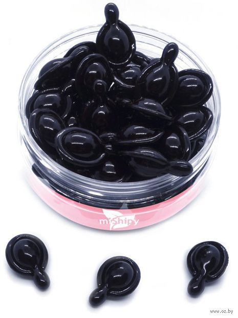 Сыворотка для лица "Care black perl F15. Лифтинг и отбеливание, с экстрактом примулы вечерней" (30 шт.) — фото, картинка