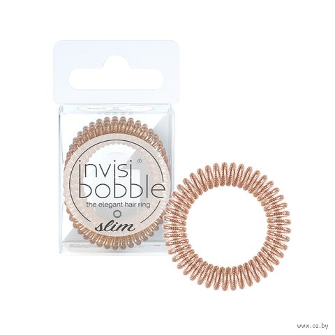 Набор резинок-браслетов для волос "Slim Of Bronze and Beads" (3 шт.) — фото, картинка