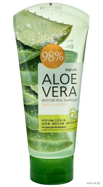 Гель для лица и тела "Kwailnara Aloe Vera Moisture Real Soothing Gel" (150 мл) — фото, картинка