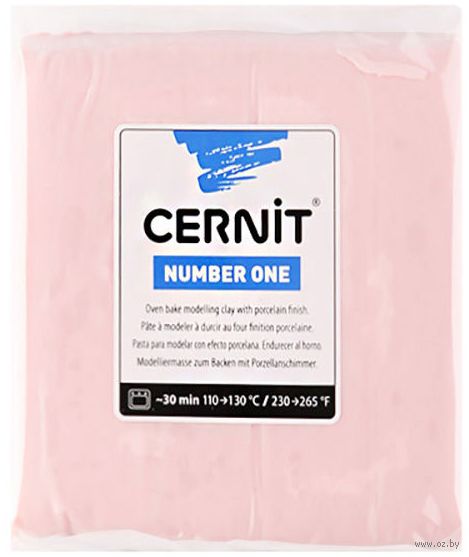 Глина полимерная "CERNIT Number One" (розовый; 250 г) — фото, картинка