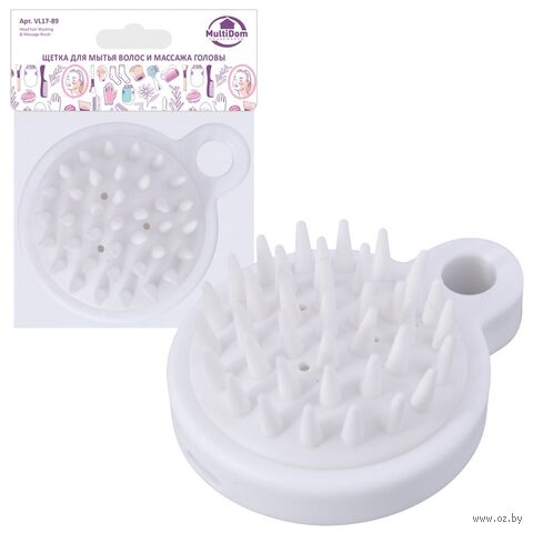 Щётка для мытья волос и массажа головы (арт. VL17-89) — фото, картинка