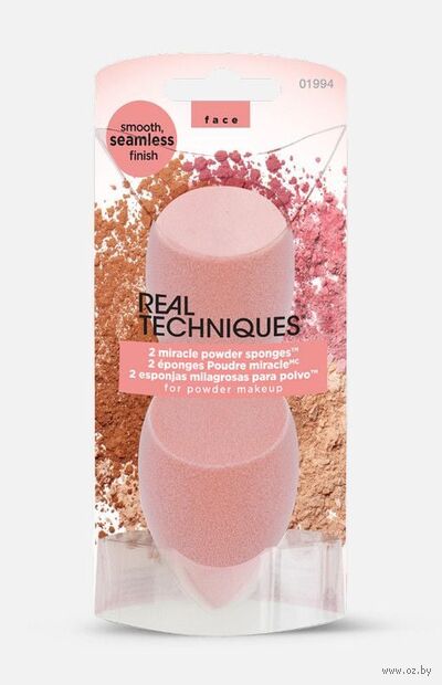Набор спонжей для макияжа "Miracle Powder Sponges" (2 шт.) — фото, картинка