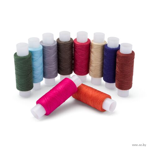 Набор швейных ниток 50/2 "Ассорти №10" (200 м; 10 шт.) — фото, картинка