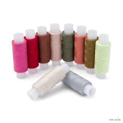 Набор швейных ниток 50/2 "Ассорти №11" (200 м; 10 шт.) — фото, картинка