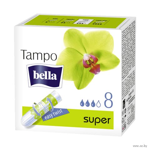 Тампоны "Bella Tampo Super" (8 шт.) — фото, картинка