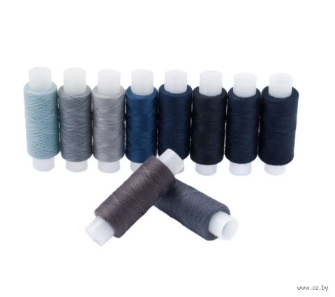 Набор швейных ниток 50/2 "Ассорти №20" (200 м; 10 шт.) — фото, картинка