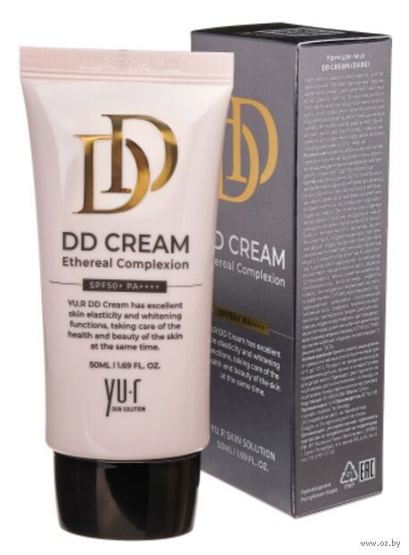 DD-крем для лица "Корректирующий" SPF 50 тон: dark — фото, картинка