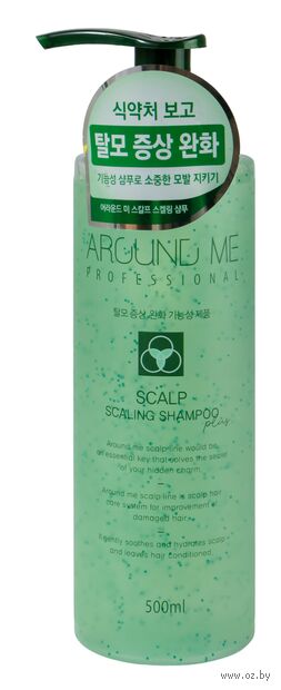 Шампунь-скраб для волос и кожи головы "Around Me Scalp Scaling Shampoo" (500 мл) — фото, картинка