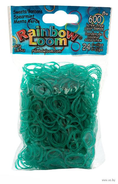 Набор резиночек для плетения "Rainbow Loom. Мятные леденцы" — фото, картинка