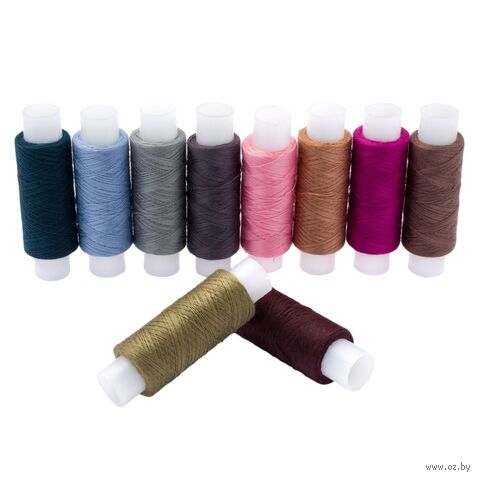 Набор швейных ниток 50/2 "Ассорти №48" (200 м; 10 шт.) — фото, картинка