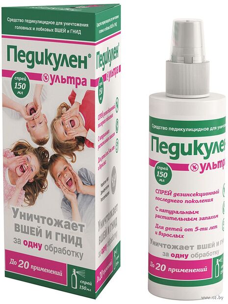 Спрей для волос "От вшей и гнид" (150 мл) — фото, картинка