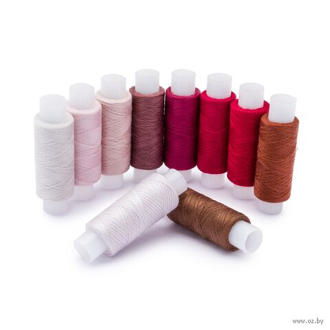 Набор швейных ниток 50/2 "Ассорти №89" (200 м; 10 шт.) — фото, картинка