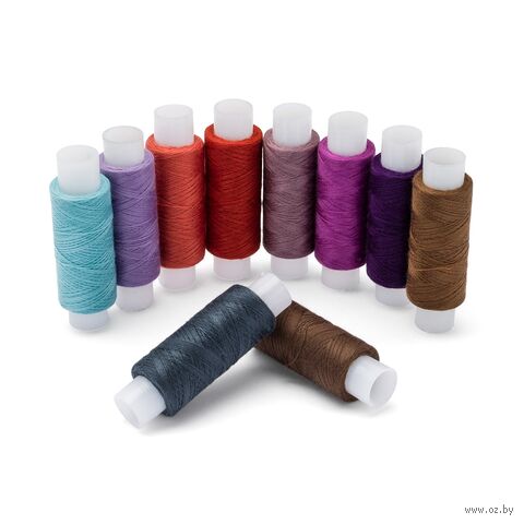 Набор швейных ниток 50/2 "Ассорти №99" (200 м; 10 шт.) — фото, картинка