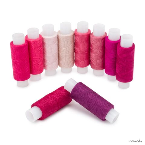 Набор швейных ниток 50/2 "Ассорти №144" (200 м; 10 шт.) — фото, картинка