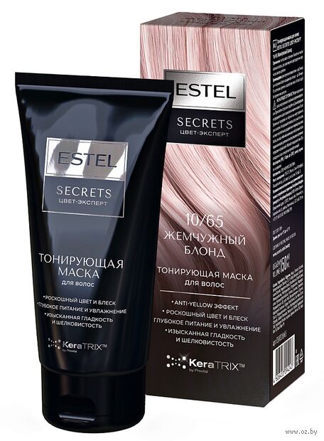 Тонирующая маска для волос "Secrets. Цвет-экспресс" тон: 10/65, жемчужный блонд — фото, картинка