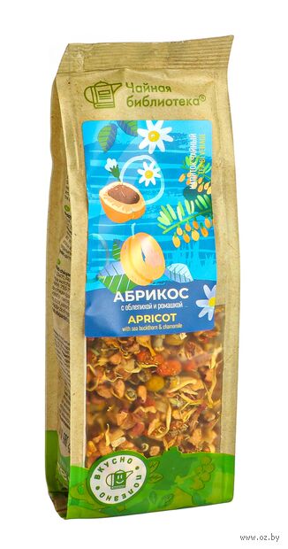 Чайный напиток "Абрикос с облепихой и ромашкой" (100 г) — фото, картинка