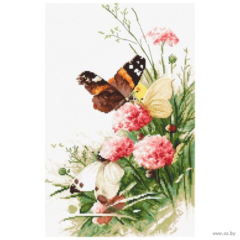 Набор для вышивания "Бабочки в поле" (170х270 мм) — фото, картинка