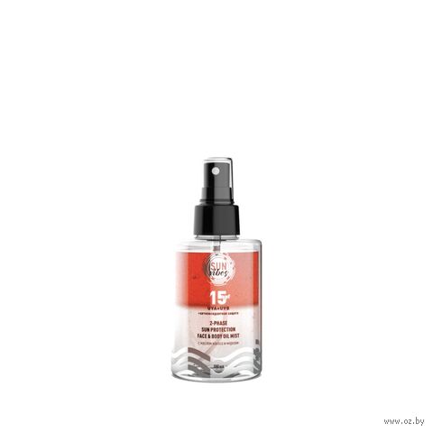 Спрей-уход солнцезащитный для лица и тела "Масло кокоса и моркови" SPF 15 (100 мл) — фото, картинка