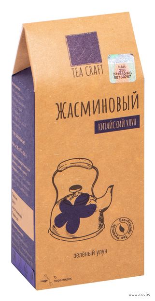 Чай "TeaCraft. Жасминовый улун" (15 пакетиков) — фото, картинка