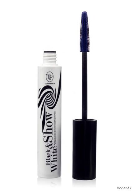 Тушь для ресниц "Black and White Show 3D" тон: синий — фото, картинка