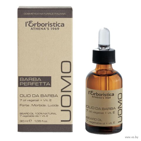 Масло для бороды "С 7 растительными маслами и витамином Е" (30 мл) — фото, картинка