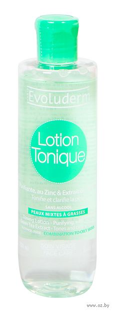 Лосьон-тоник для лица "С цинком и экстрактом зелёного чая" (250 мл) — фото, картинка