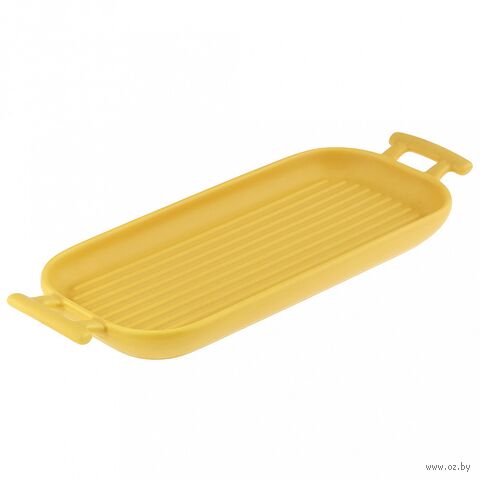 Форма для запекания керамическая "Модерн" (265х108х25 мм; желтый) — фото, картинка