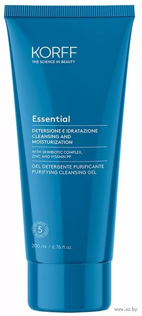 Гель для лица "Essential Cleansing And Moisturization Purifying Cleansing Gel" (200 мл) — фото, картинка