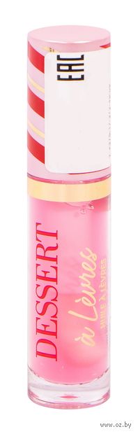 Масло для губ "Dessert a levres" тон: 01, нежно-розовый — фото, картинка