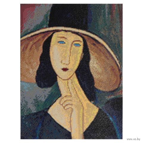 Алмазная вышивка-мозаика "А. Модильяни. Портрет Жанны Эбютерн" (300х400 мм) — фото, картинка