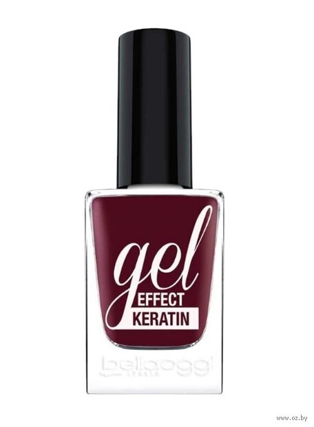 Лак для ногтей "Gel Effect Keratin" тон: 534, Dark Plum — фото, картинка