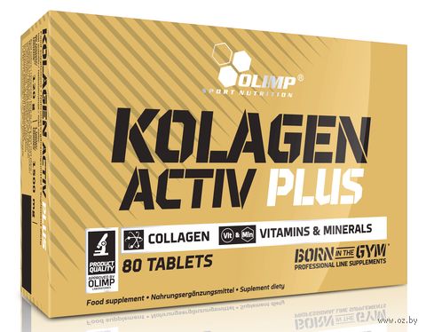 Коллаген "Kolagen Activ Plus" (80 таблеток) — фото, картинка