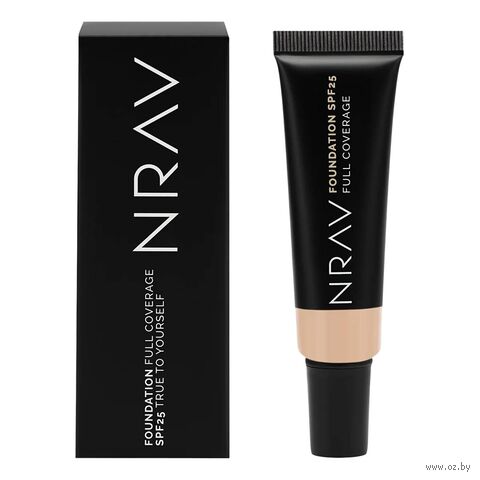 Тональная основа для лица "Полное покрытие" SPF25 тон: 10CP, розовый фарфор — фото, картинка