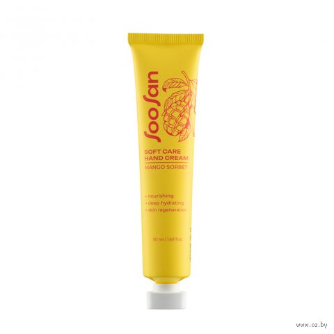 Крем для рук "Soft Care Hand Cream Mango Sorbet" (50 мл) — фото, картинка