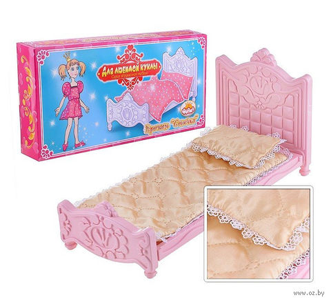 Кровать для куклы "Сонечка" — фото, картинка