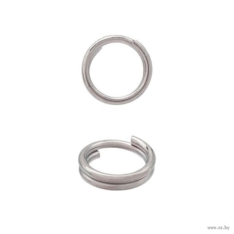 Кольцо соединительное для бижутерии (5 мм; 18 шт.; серебро) — фото, картинка