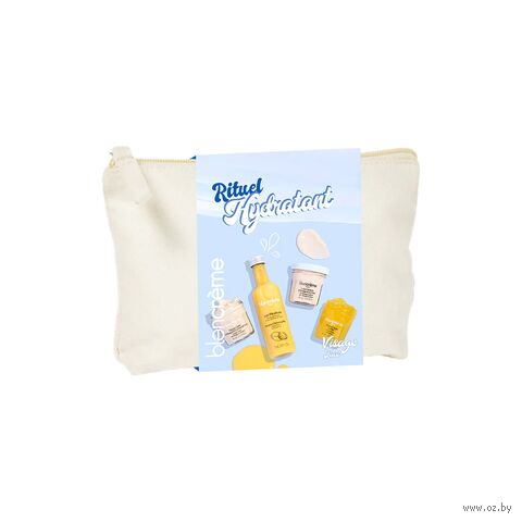 Подарочный набор "Face Kit Moisturizing Ritual" (молочко для лица, сорбет для лица, 2 маски для лица) — фото, картинка