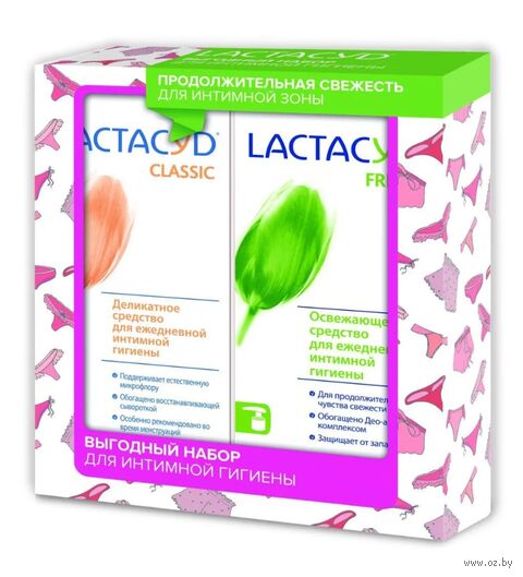 Набор средств для интимной гигиены "Свежесть" (200 мл х 2 шт.) — фото, картинка